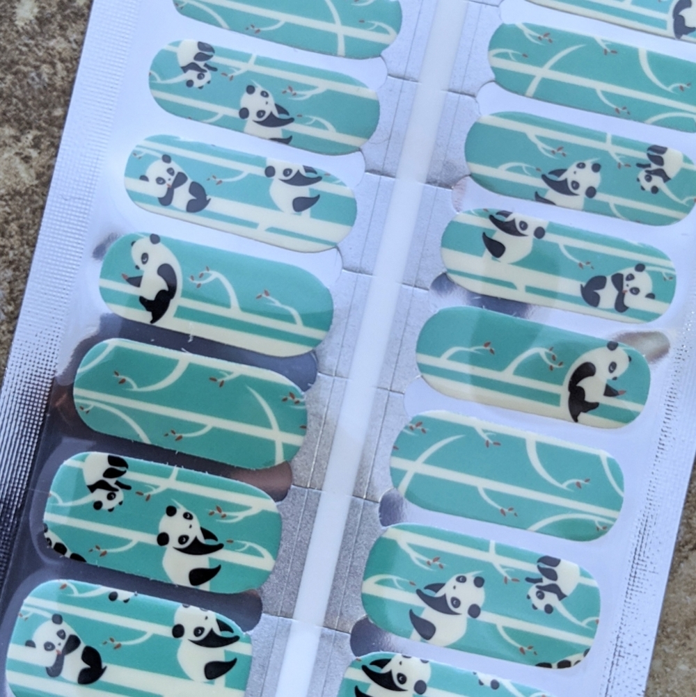 5 for $15 Nail Wrap- Panda's at Play
